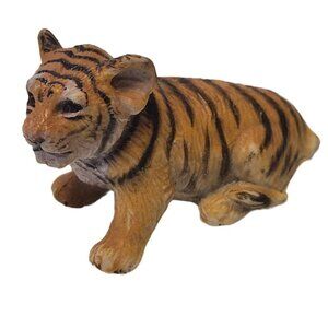 AAA Baby Tiger Cub Sitting Figurine Collectible Toy PVC Figure